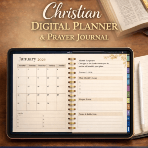 Hyperlinked Christian Planner 2026