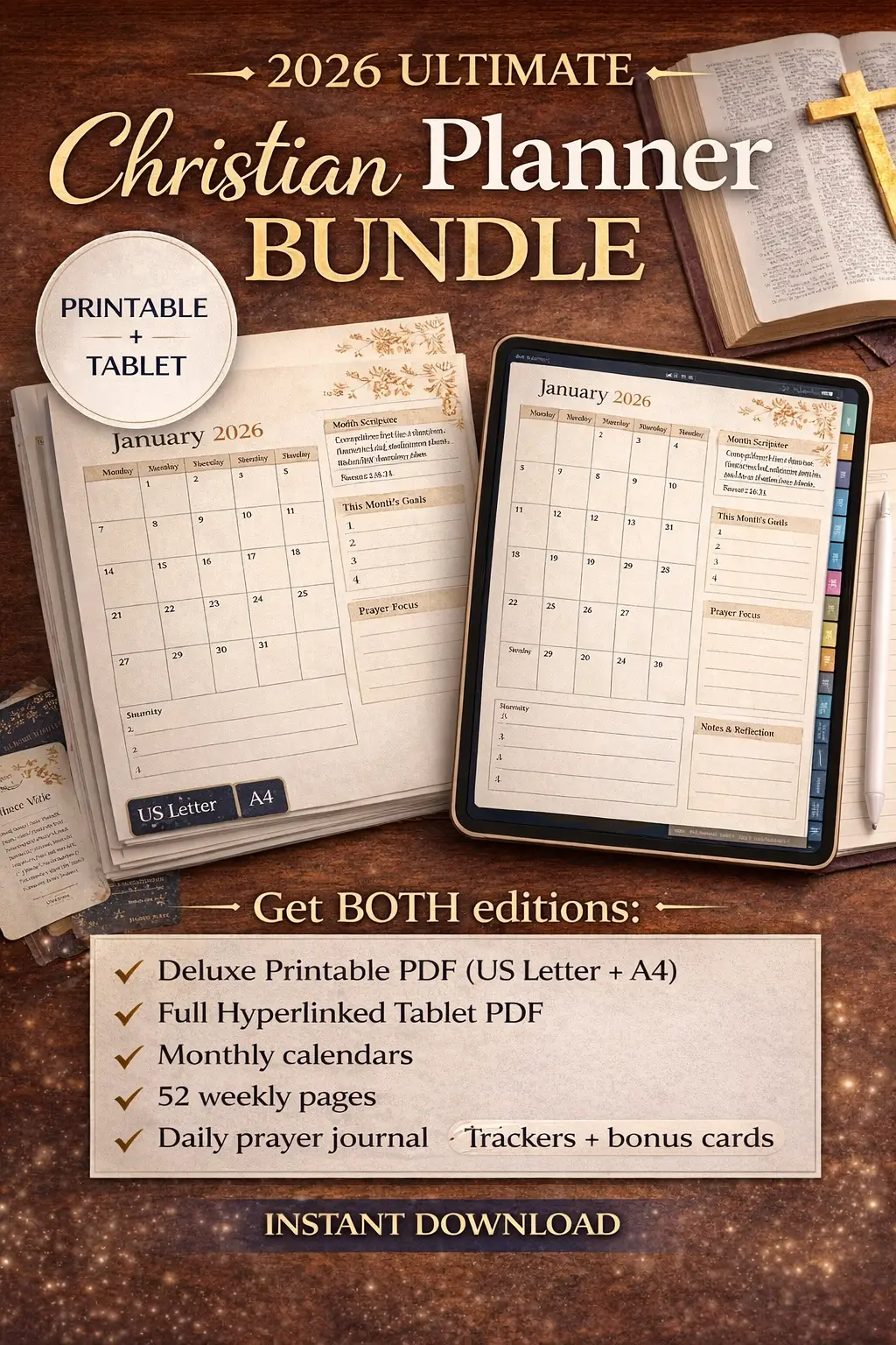 christian planner bundle 2026