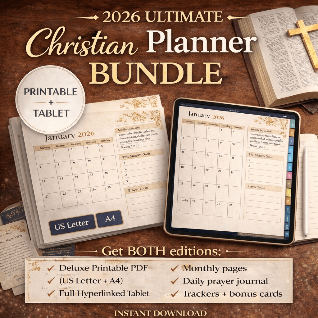 christian planner bundle 2026