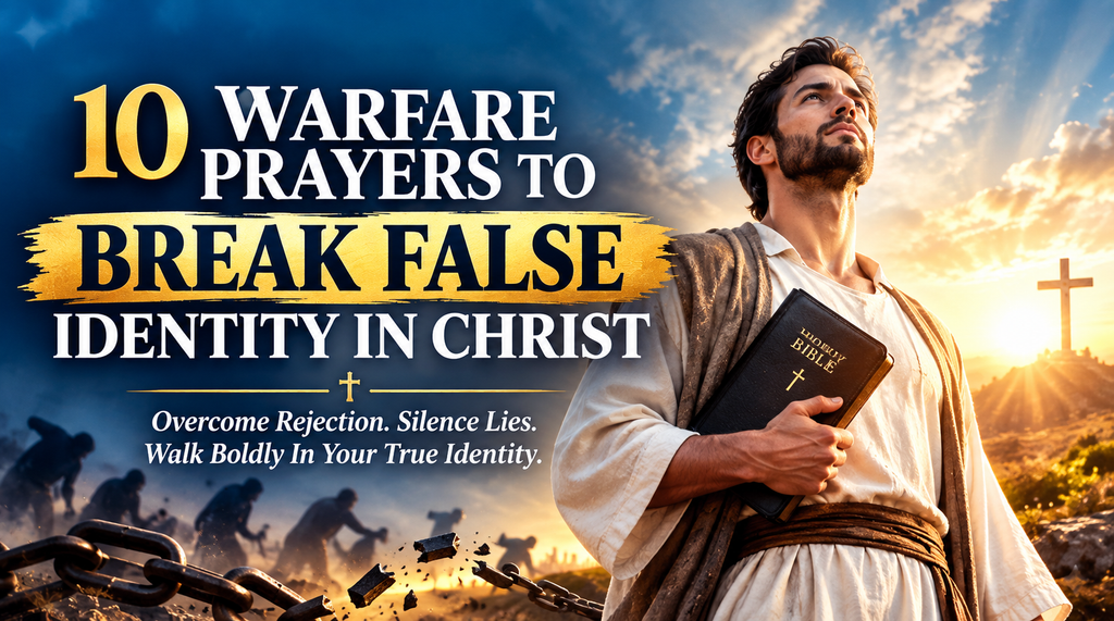 warfare prayers to break every false identity in christ