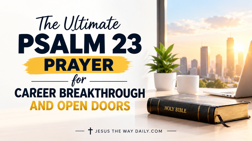 7 Psalm 23 Prayers For Career Breakthrough