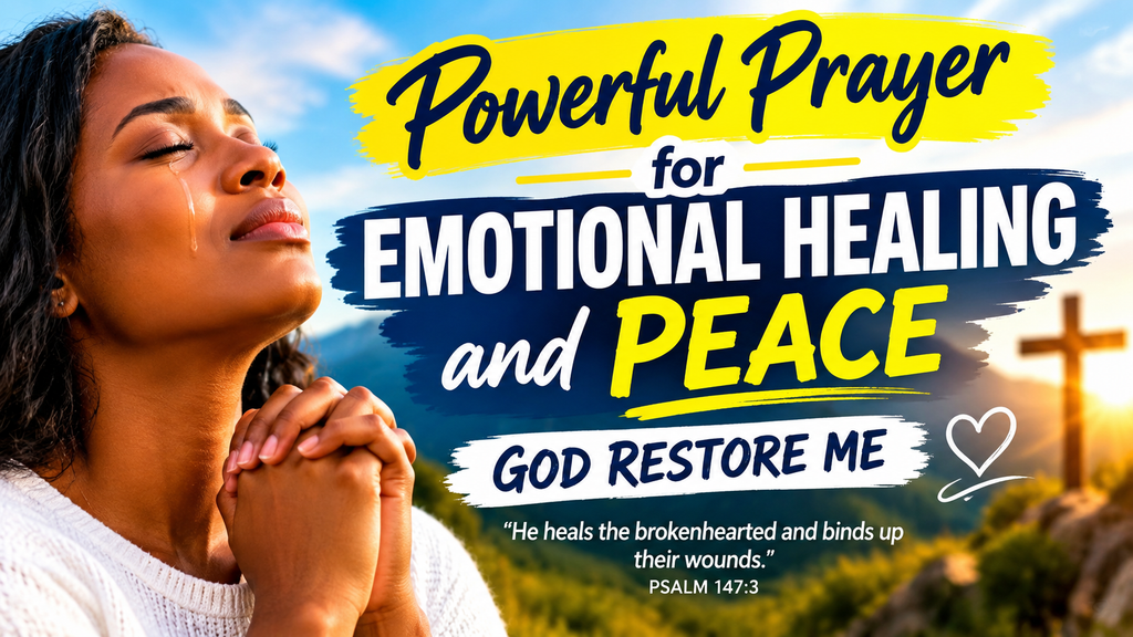Prayer For Emotional Healing And Peace Today
