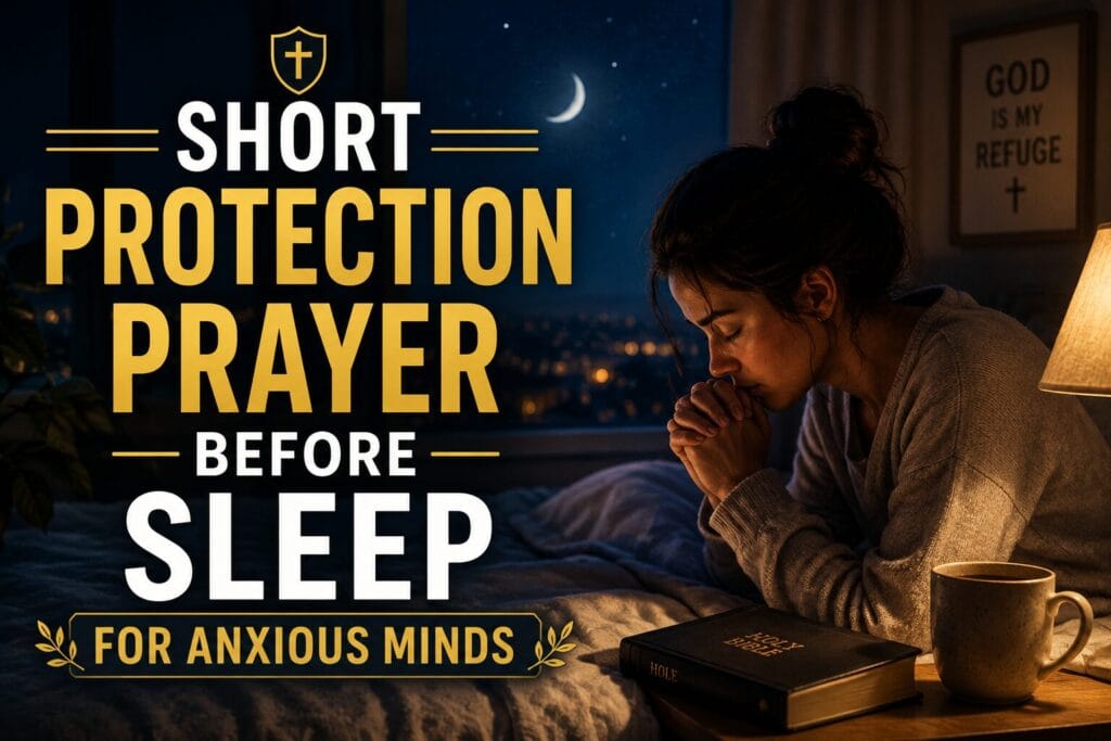 short protection prayer before sleep