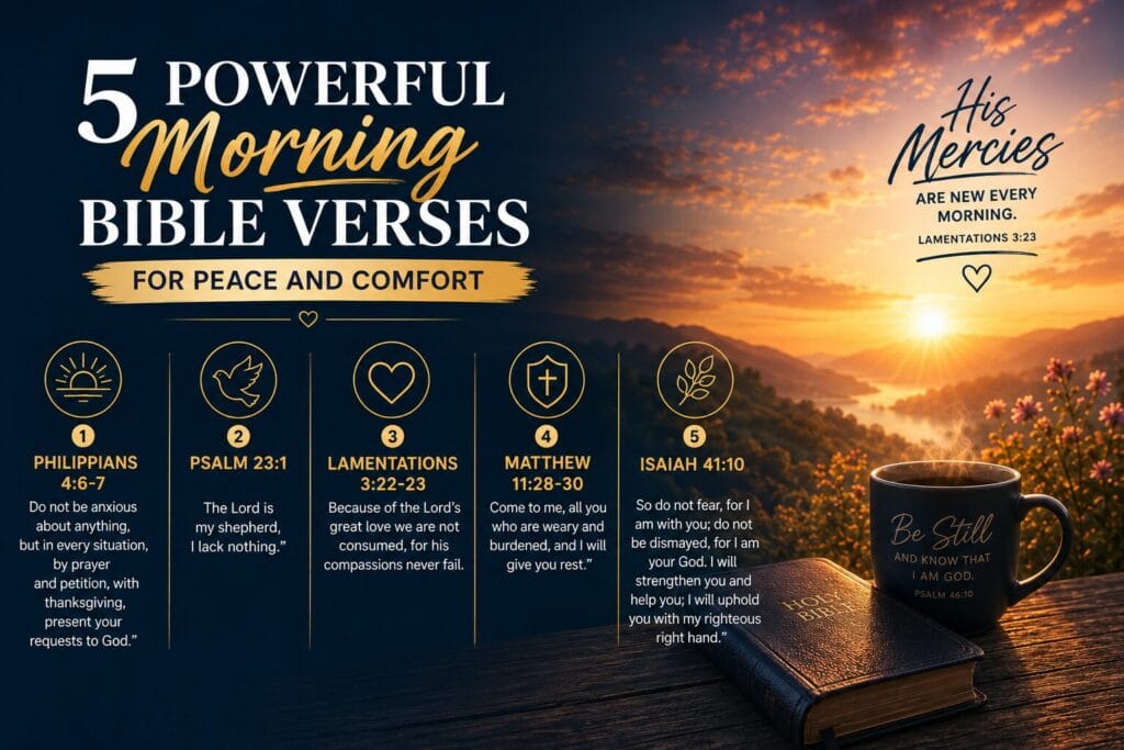 morning Bible verses for peace