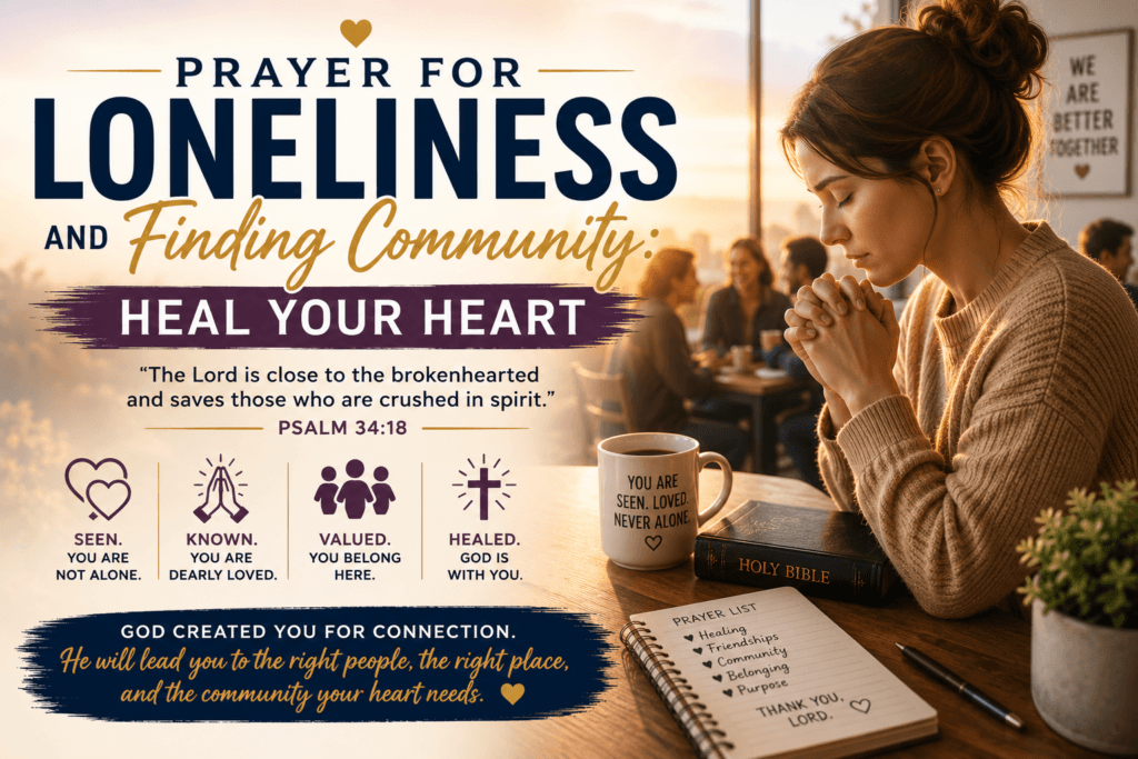 prayer for loneliness and finding community