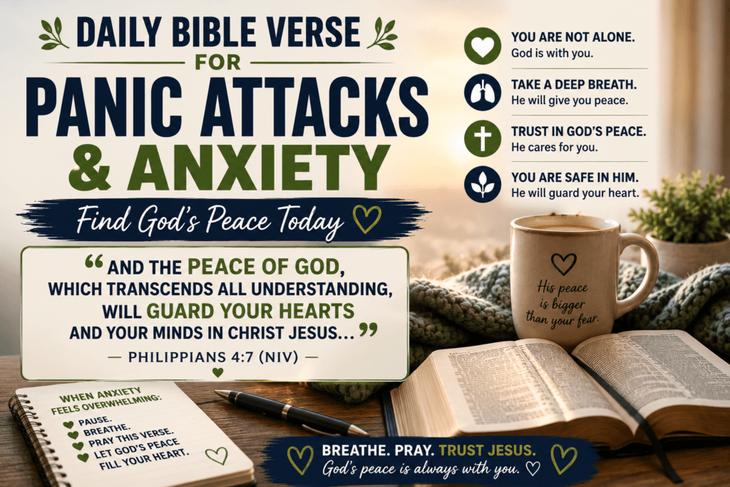 daily bible verse for calming a panic attack