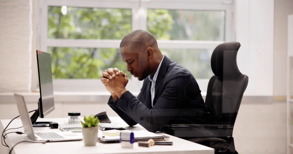 how to pray silently when under attack at work