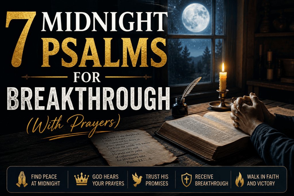 7 Midnight Psalms for Breakthrough (With Prayers)