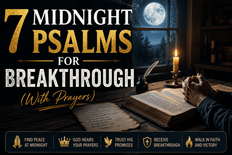 7 Midnight Psalms for Breakthrough (With Prayers)