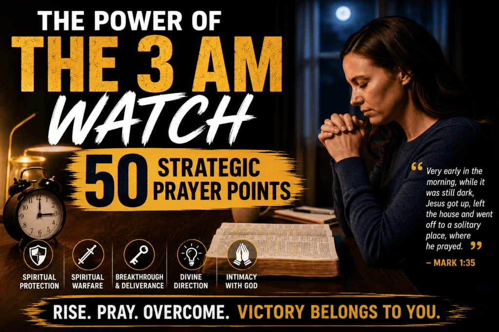 3 am prayer points with scriptures