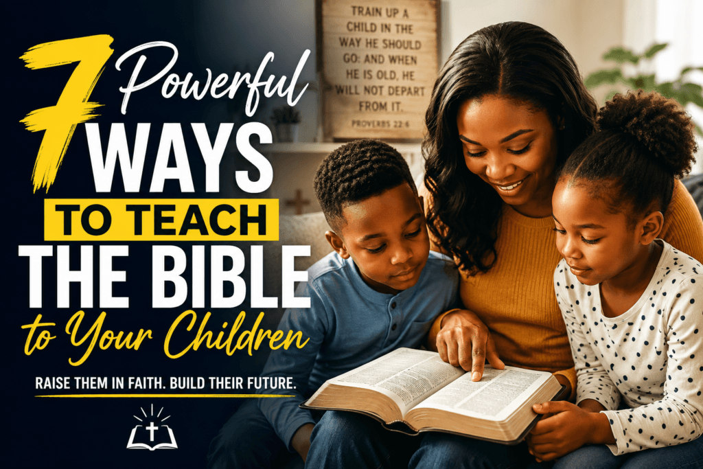 how to teach the bible to your child at home image