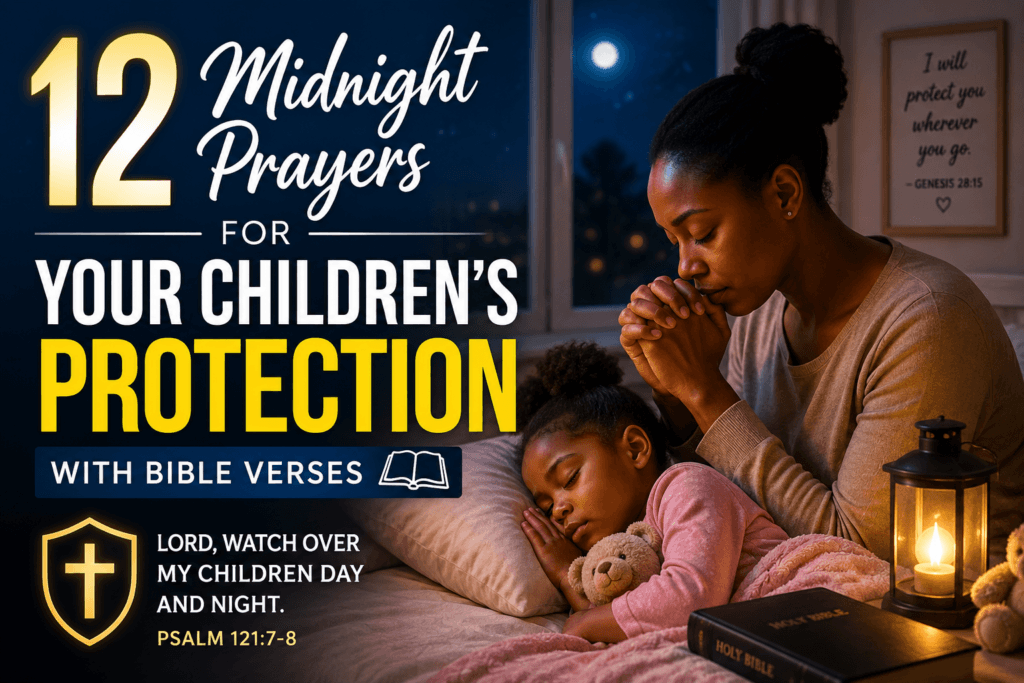 midnight prayers for your children's protection