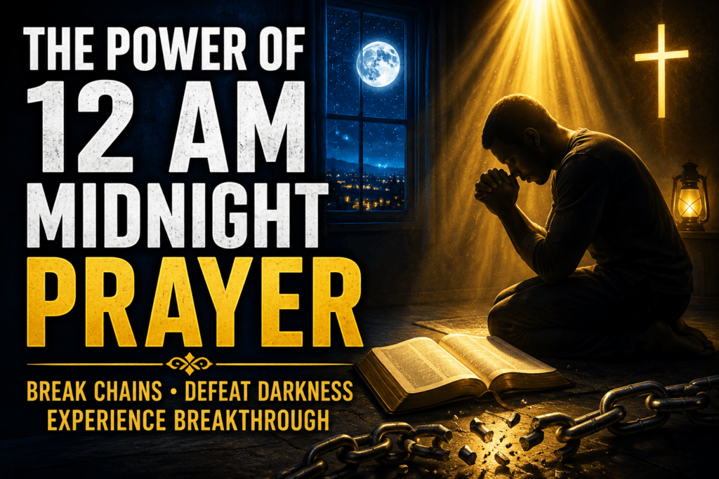 12 AM midnight prayer