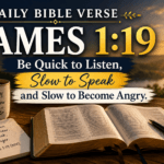 Daily Bible Verse James 1:19