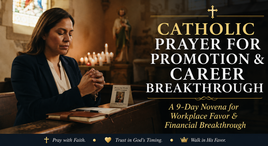 Catholic prayer for promotion