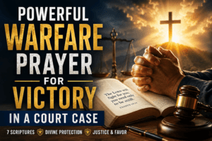 warfare prayer for victory in a court case