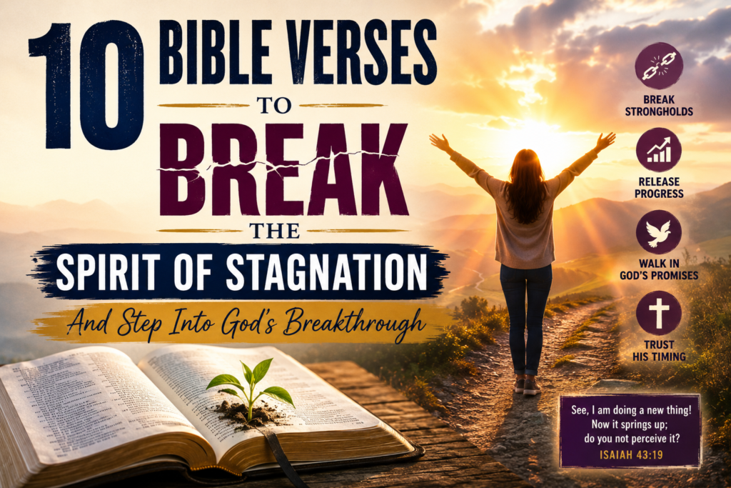 Bible Verses to Break the Spirit of Stagnation and Delay