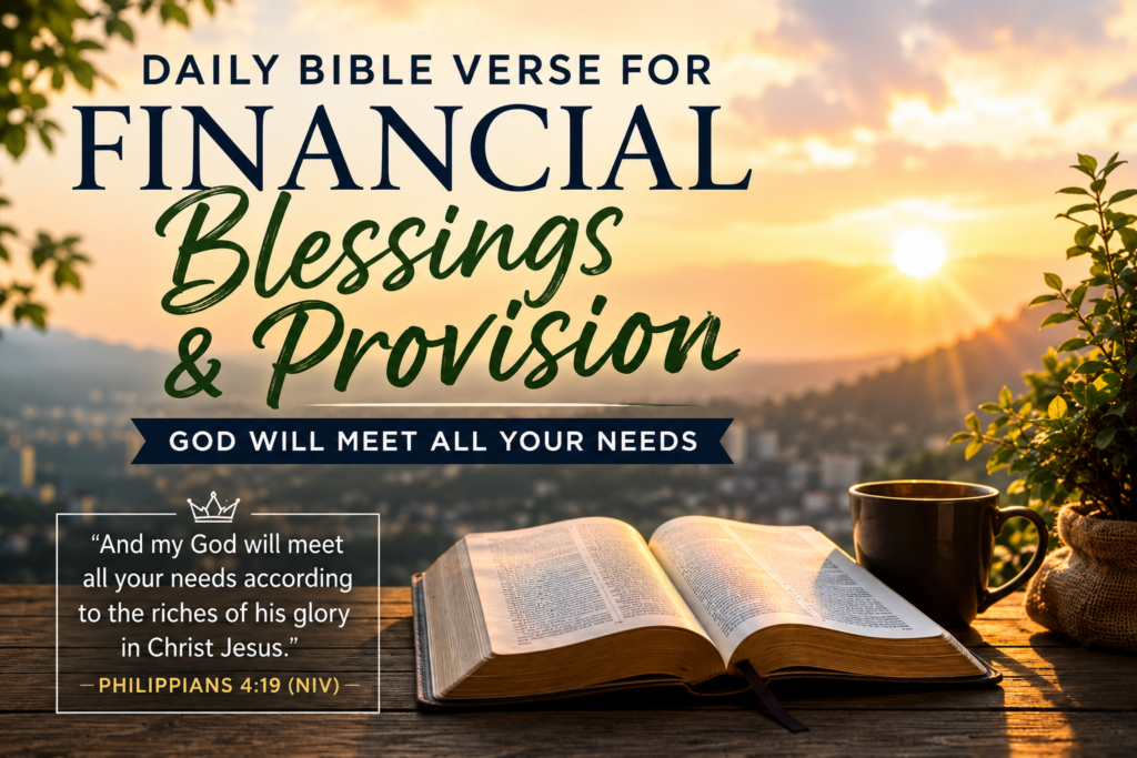 Daily Bible Verse for Financial Blessings
