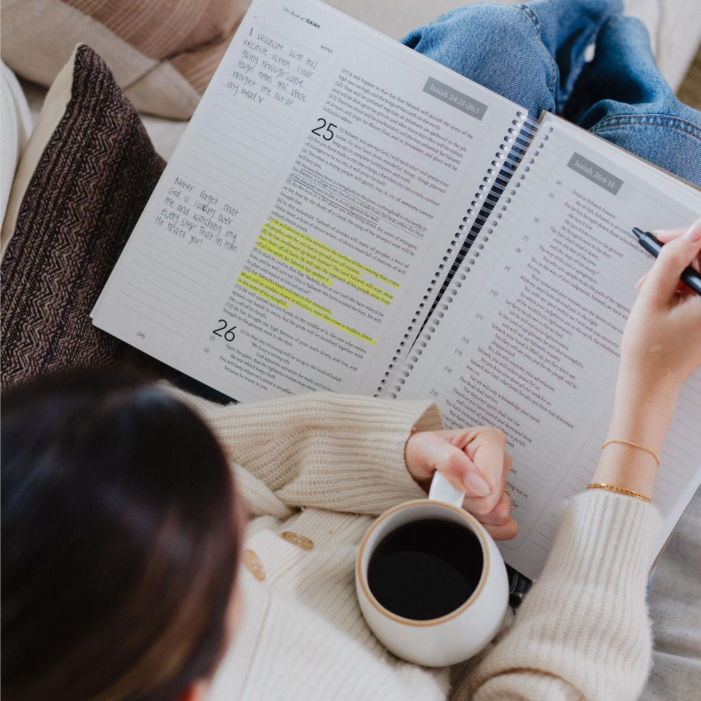 how to study the bible with intention.