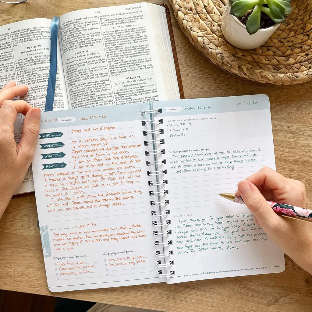 how to study the bible with intention.