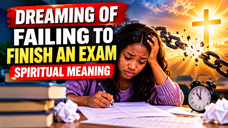 Dreaming Of Failing To Finish An Exam Spiritual Meaning